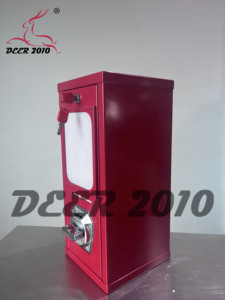 Máquina Expendedora de Tatuajes Adhesivos Automática DEER KV118, Gran Venta, Mini Dispensador de Tarjetas Operado con Monedas, Metálico, Cuadrado, 20-150 - Product Image 3
