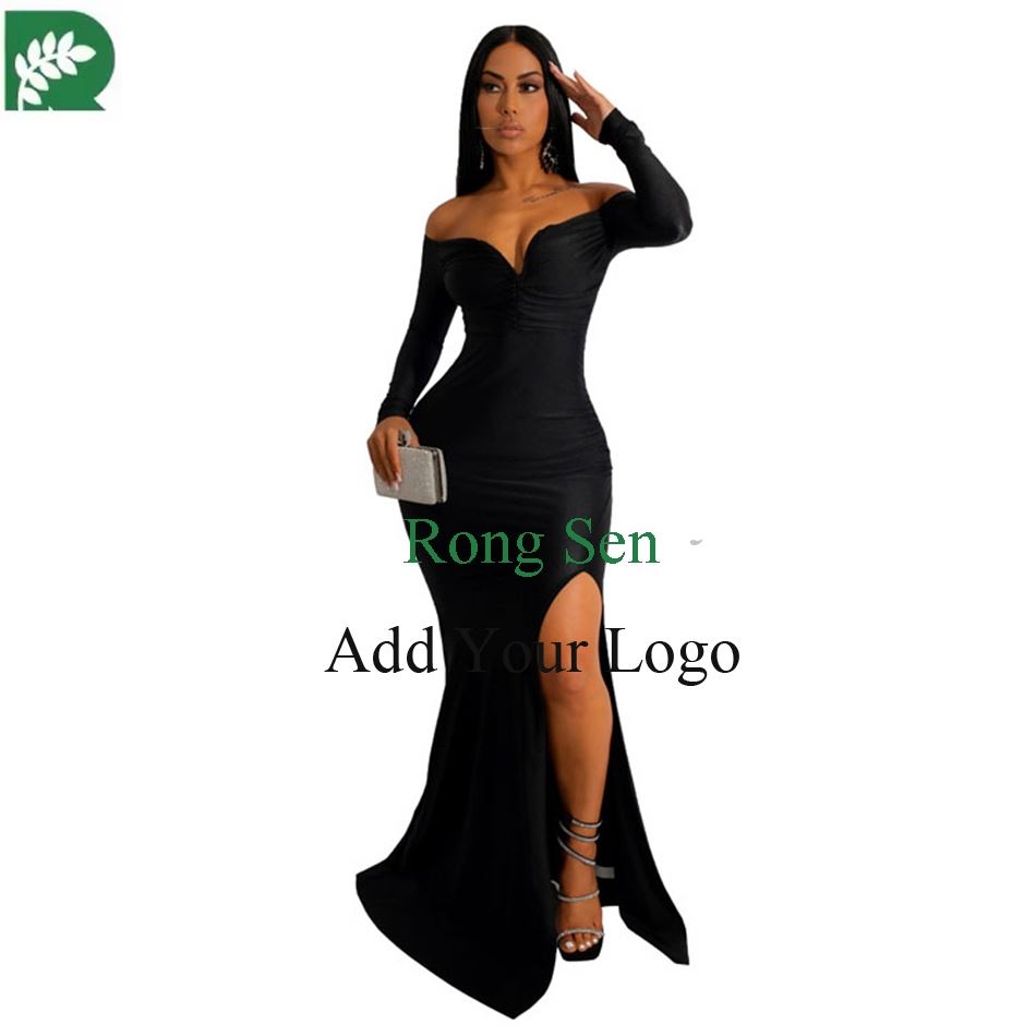 cheap evening dresses Ladivine CD773 Fitted Crystal Embellished Formal Gown with Leg Slit Sienna Gold / 4 main image 1