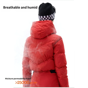 <span class=keywords><strong>Combinaison</strong></span> de <span class=keywords><strong>ski</strong></span> professionnelle pour <span class=keywords><strong>femme</strong></span>, hiver, extérieur, imperméable, respirante, tissu 3L, élégante, coupe ajustée - Product Image 5