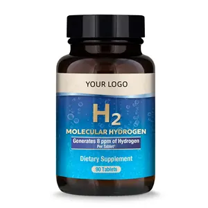 H2 गोली निजी लेबल H2 आणविक हाइड्रोजन आहार अनुपूरक हाइड्रोजन पानी गोलियाँ 90 गोलियाँ