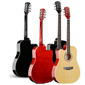 <span class=keywords><strong>Guitarra</strong></span> acústica clásica brillante <span class=keywords><strong>para</strong></span> <span class=keywords><strong>zurdos</strong></span>, servicio OEM de 41 pulgadas personalizado de alta calidad de fabricante <span class=keywords><strong>para</strong></span> niños adultos principiantes - Product Image 1