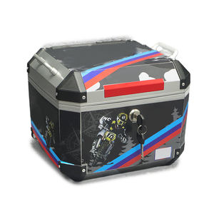 Borske Custom 32L Universal PP caja trasera de carga trasera Motor bicicleta motocicleta equipaje cola <span class=keywords><strong>maletero</strong></span> <span class=keywords><strong>para</strong></span> almacenamiento - Product Image 1
