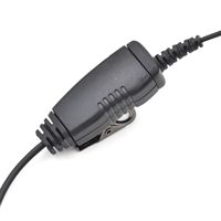 HKLN4599 HKLN4599B Micro-casque D-Style CP200D en ABS pour radios Motorola CLS1110 CLS1410 DTR620 DTR650 Remplace D