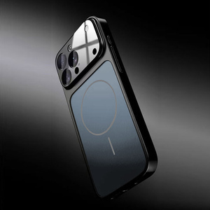 Funda de Vidrio <span class=keywords><strong>Mate</strong></span> para iPhone 17 Pro Max, Carga Inalámbrica, Cubierta Magnética Rígida para iPhone 15, Compatible con iPhone 17 - Product Image 5