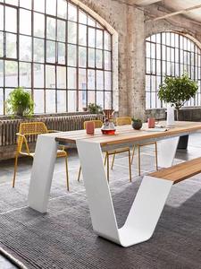 Mesa de Parque de Acero Inoxidable y Aleación de Aluminio para Exteriores XY Best - Product Image 5