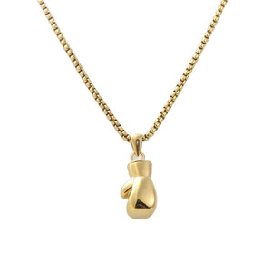 Stainless Steel Boxing <b>Glove</b> Pendant Men's Necklace Retro Punk Style Themed Charm Gift 120209 - Product Image 3