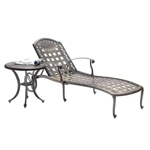 Cheap price Aluminum Sling Chaise Lounge Chair