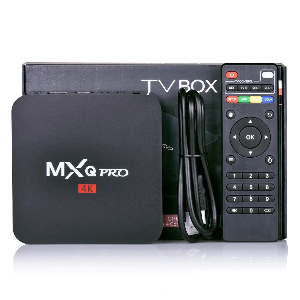 MXQ PRO décodeur RK3229 2GB/16GB 4k HD lecteur réseau TV box