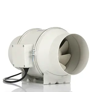 4", 6", 8", 10" Inline Duct Axial Mixed Flow Ventilation Fans Powerful Quiet High Airflow for OEM Factory Ducting