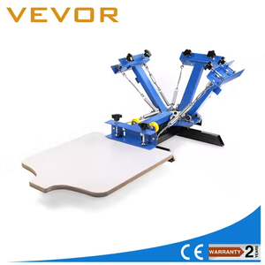 Equipo de tiendas de impresión Máquina de serigrafía Slik 4 colores para camiseta DIY con grado automático y manual - Product Image 3