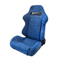 Sièges baquet de course universels en tissu de haute qualité pour simulateur de jeu, station de simulation réglable avec dossier en fibre de carbone