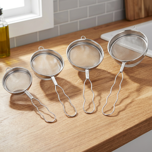 ที่กรองชาและกาแฟสแตนเลสแบบคลาสสิกขายดี พร้อมด้ามจับลวด - Product Image 3