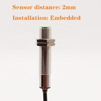M12 PNP/NPN DC10-30V 4MM 4 lineNO NC détecteur de proximité capteur inductif JWK:LJ12A3-4-Z/CY CX Haute sensibilité 150HZ IP65 IP67