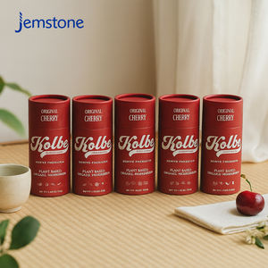 Boîte d'emballage cylindrique en carton kraft de qualité alimentaire recyclable sur mesure pour bonbons, tube en papier pour capsules de chocolat - Product Image 1