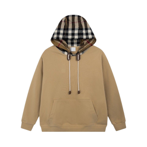Sudadera con Capucha de Lujo 2026, 100% Algodón, Estilo Deportivo Oversize, Sudadera con Capucha Vintage Burberry para Hombre - Product Image 3