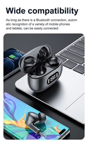 Prix d'usine F05 sans fil Smart Touch casque de jeu intra-auriculaire LED affichage numérique mise à niveau faible latence longue durée écouteurs JL