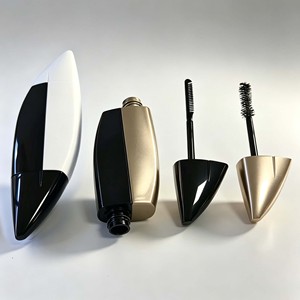 Tube de mascara vide à double embout, applicateur contrastant bicolore en forme de flèche, flacon cosmétique, emballage de mascara personnalisé en gros - Product Image 4