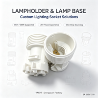 Douille de lampe E14 en plastique fabricant meilleur prix support de lampe E14