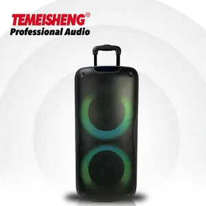 2022 Temeisheng Y-829 Profesional Portabel Troli Ganda 8 Inci Kegiatan Luar Ruangan Nirkabel BT Karaoke Speaker