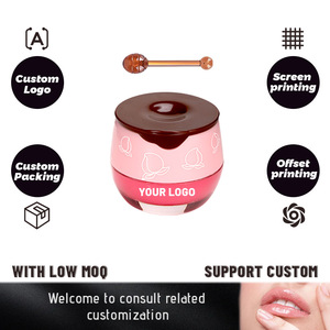 Mascarilla Labial de Colágeno Vegano al por Mayor, Crema Hidratante de Frutas Libre de Crueldad Animal, Cuidado Labial Hidratante, Mascarilla Nocturna Honey Pot - Product Image 1