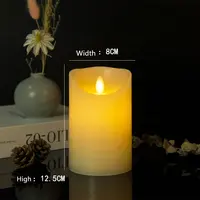 Home Decoration Moving Wick führte China Luxus Tee licht Kerzen mit Batterie