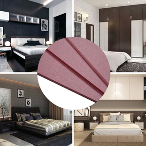 Cường độ cao mịn bề mặt màu đỏ chống cháy ván MDF cho đồ nội thất - Product Image 2