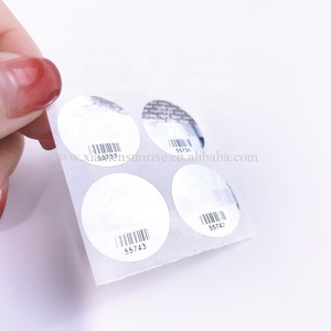 Custom <strong>Strong</strong> <strong>Adhesive</strong> Serial Number Hologram <strong>Sticker</strong> With Qr Code Shiny Gold Background Label <strong>Sticker</strong> - Product Image 5