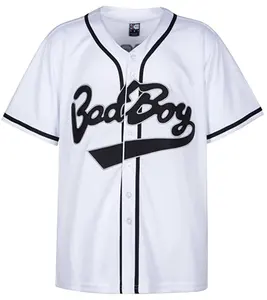 Baseball Jersey Sublimation 2020 Logo Wholesale Sublimation New York Team Blank V Neck Mens Uniform Custom Baseball T Shirts Jersey