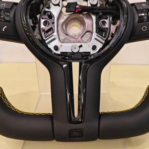 Volante Deportivo Personalizado Amarillo para <span class=keywords><strong>BMW</strong></span> E60 330i <span class=keywords><strong>430i</strong></span> F10 F30 E70 E90 Z4 X3 F30 F34 F15 F90 E84 E92 M3 M5 - Product Image 5