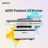 Impresora UV Plana 6090, Impresora Industrial Automática de Tinta UV con Cabezal de Impresión I3200, 60x90cm, 5-7.2/h, para Acrílico, Vidrio, Metal y Madera