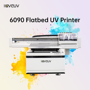 Impresora UV Plana <span class=keywords><strong>6090</strong></span>, Impresora Industrial Automática de Tinta UV con Cabezal de Impresión I3200, 60x90cm, 5-7.2/h, para Acrílico, Vidrio, Metal y Madera - Product Image 1