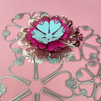 AAGU Metal Cutting Die mold Scrapbook decorazione goffratura Album fotografico decorazione creazione di carte 3D Flower Metal Cutting Dies