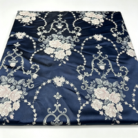 CHENXIN Rouleau de tissu jacquard brocart 100% polyester imitation soie, antistatique, poids moyen 300g/m, pour sacs de filles et tapisserie, vente en gros