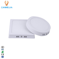 Plafonnier LED ultra-plat carré ou rond à montage en surface, haute luminosité, pour maison, hôtel, bureau / Panneau lumineux LED / Panneau lumineux
