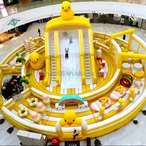 Attractive Large Scale Mall Commercial Animal Outdoor Rental Inflatable Combo Bouncy Castle With Slide For Indoor Mall