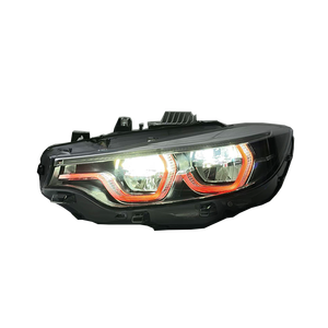 Sistema di Illuminazione Auto SJC V3 Fari Originali Argento per <span class=keywords><strong>BMW</strong></span> <span class=keywords><strong>Serie</strong></span> 4 F32 F36 F82 M3 F80 Bianco + CSL Giallo + DRL Rosso Diavolo - Product Image 5