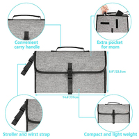 Sac à langer pliable imperméable personnalisé, fabriqué en usine OEM BSCI