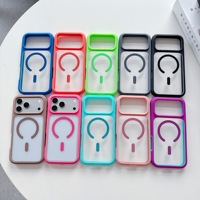 Coque de téléphone antichoc 3-en-1 transparente magnétique à double couche pour iPhone 18 17 Pro Max, compatible également avec iPhone 12 13 14 15 16 17