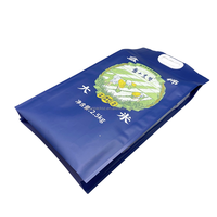 Emballage alimentaire en nylon 5kg sac d'emballage de riz sac d'emballage d'engrais 10kg 25kg sacs à gousset latéraux en plastique pour riz