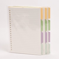 Cahier de bricolage A4 A5 B5 Journal reliure à feuilles mobiles recharge feuilles de papier accessoires pour planificateur carnet de notes