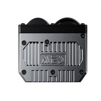 Phare auxiliaire universel LED haute puissance AES NV-5 amélioré, 12V 75W, 3 lentilles, projecteur de conduite pour SUV et camionnette