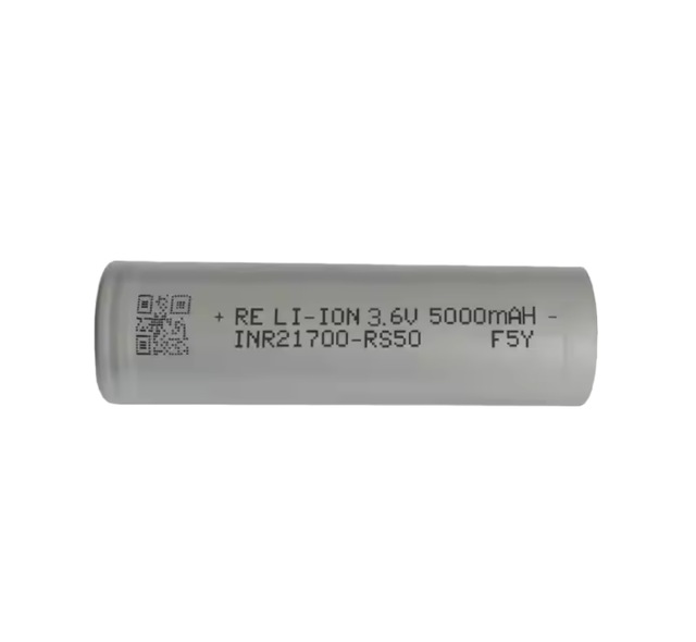 21700 Cylindrical Lithium Ion Battery 3.6V 5000mAh LiFePO4 High Capacity Rechargeable Power Storage Cell