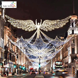 Éclairage de Noël LED, grande décoration lumineuse d'ange pour la rue - Product Image 6