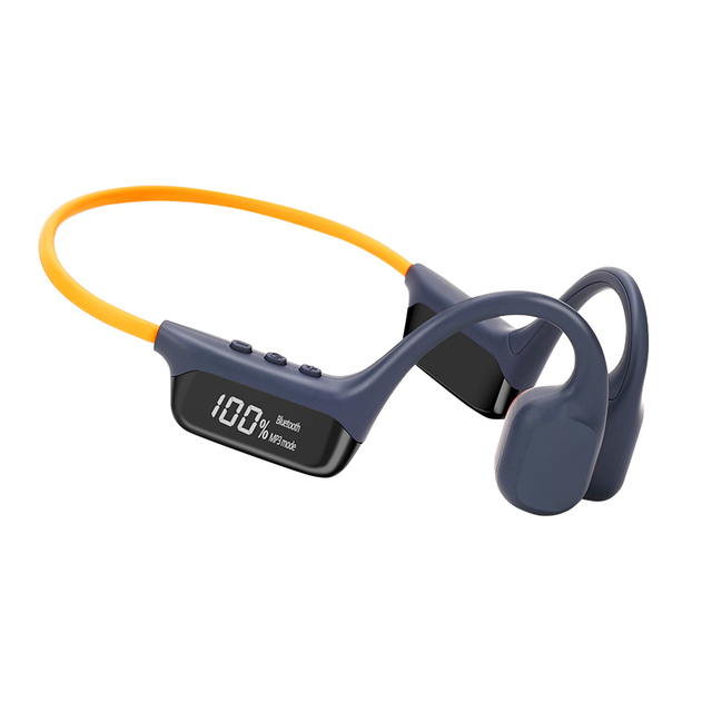 STX Factory Wholesale High Quality IP68 BT 6.0 Bone Headphone Waterproof Swimming Earphone Bone Headpohones