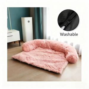 Cozy Comfy <strong>Fashion</strong> Modern Luxury Puppy Large <strong>Dog</strong> <strong>Bed</strong> All Seasons Paw Shape Rectangle Design Long Plush Heating Removable - Product Image 5