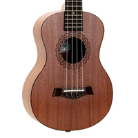 Ukulele ténor 23 pouces 26 pouces, vente en gros en Chine, ukulele professionnel, corps en contreplaqué de sapelli, pont en palissandre, ukulele mat à vendre
