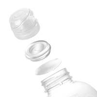 38/400mm Cou Fini PP Honey Cap En Plastique Flip Top Couvercle De Distribution Avec Valve En Silicone