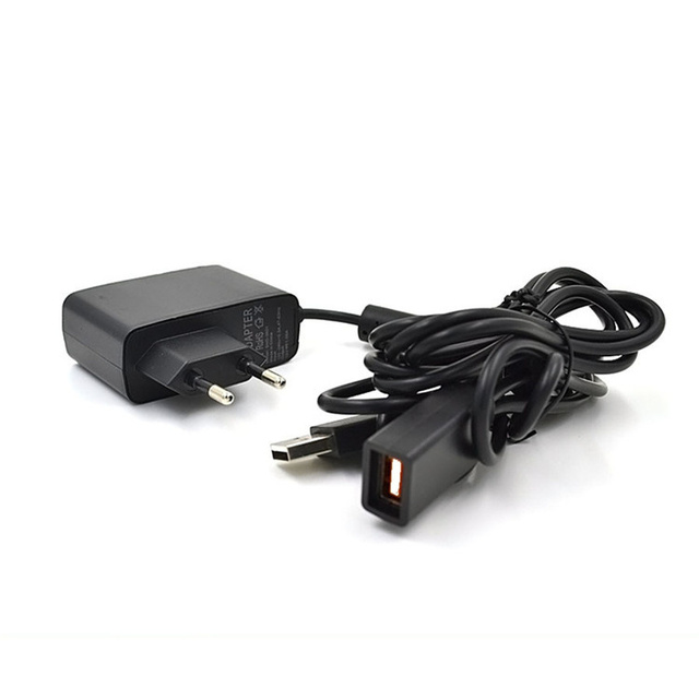 SYYTECH EU Plug Power Supply AC Adapter for Xbox 360 Kinect Sensor USB Charger Game Accessories