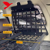 Pour Pajero/Montero/Shogun V60 V73 V77 99-06 Panneau de coffre arrière Molle, étagère de rangement modulaire, organisateur de coffre, accessoires de voiture