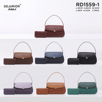 DEJURIOR Sacs à Main Femme 2026 Nouvelle Collection Luxe Cuir PU Doublure Polyester Épaisse Bandoulière Ensemble Sac à Main 2-en-1 pour Dames
